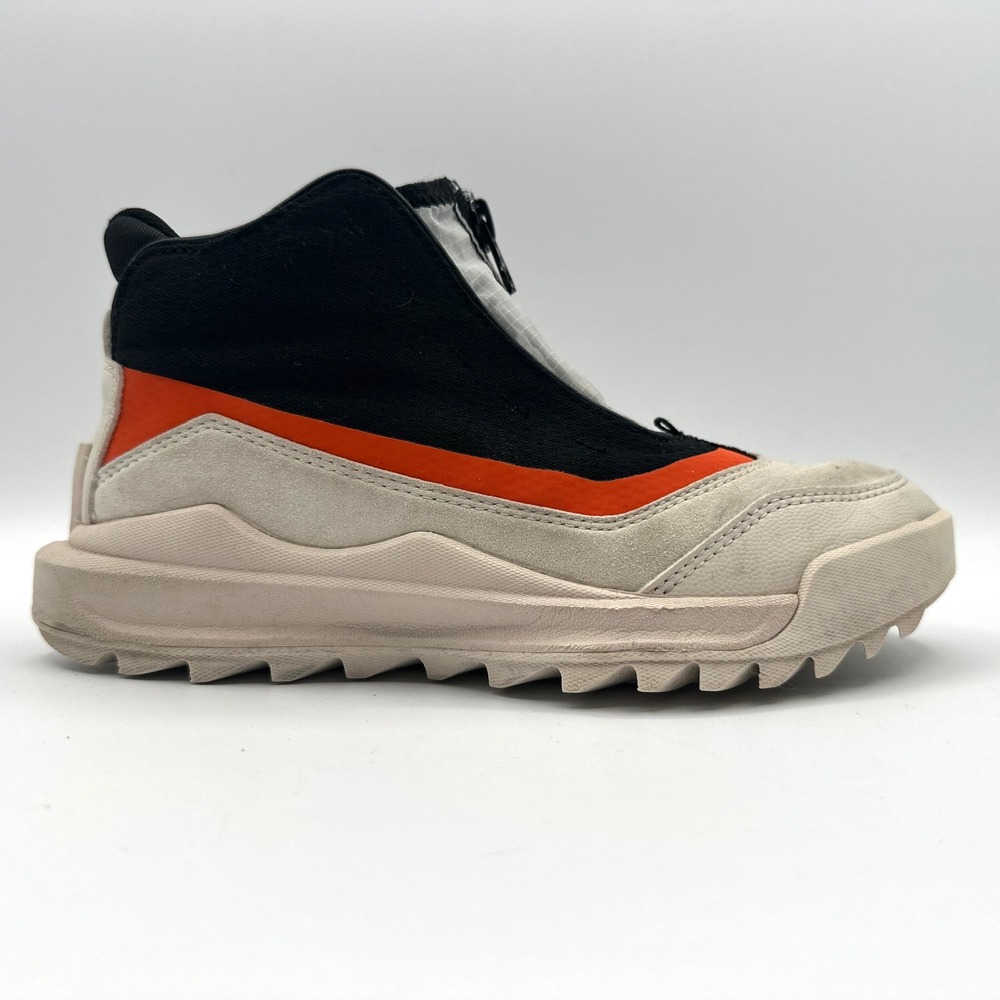 Sorel ONA 718 Mid Zip Sneaker Womens 6.5 Black Orange Out 'N About Gorpcore Tech